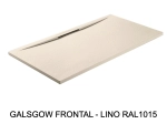 Receveur de douche extra-plat avec une évacuation sur la grande largeur, L. 100 à 180 cm x l. 70 à 100 cm, résine Akrytan® anti glissant, 10 couleurs, Livraison offerte et rapide